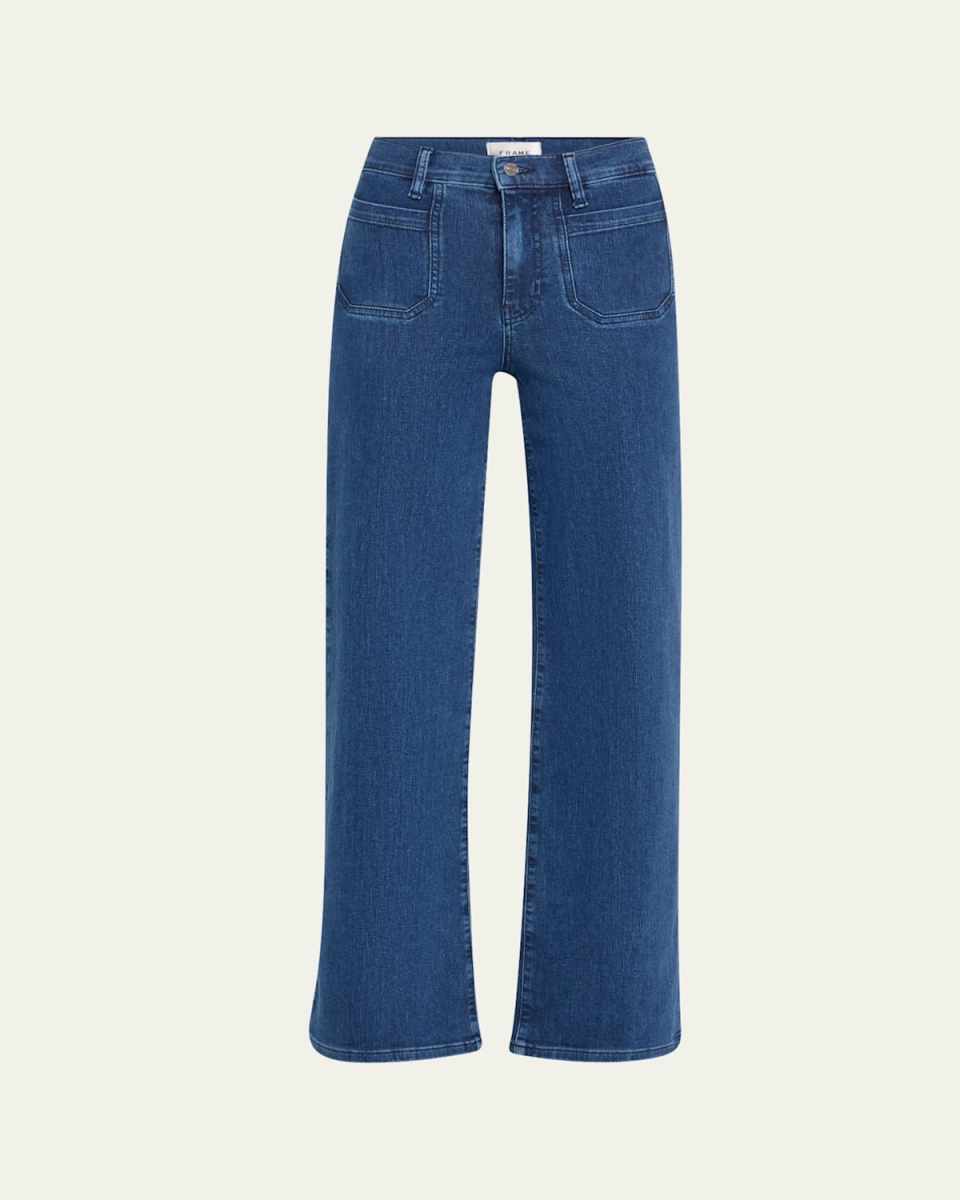 Le Slim Palazzo Modernist Pocket Jeans